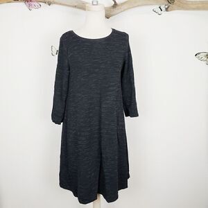 Hillary Radley heathered black tshirt dress